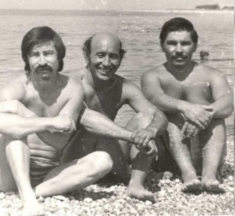 Әхәт Гаффар, Айдар Хәлим, Роберт Миңнуллин. Пицунда 1982-83 ел